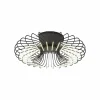 URBAN by Sforzin Plafonnier LED Filo, couleur titane, métal, Ø 50 cm, 2.700K| Plafonniers Led|Plafonniers