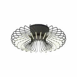 URBAN by Sforzin Plafonnier LED Filo, couleur titane, métal, Ø 50 cm, 2.700K| Plafonniers Led|Plafonniers