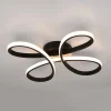 Trio Lighting Plafonnier LED Fly, noir mat, 3.000 K, 40 cm x 40 cm| Plafonniers Led|Plafonniers
