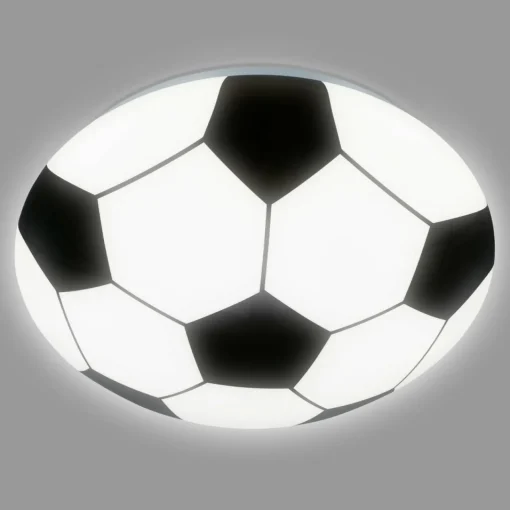 Briloner Plafonnier LED Football, noir/blanc, Ø 27,5 cm| Plafonniers Led|Plafonniers