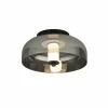 Searchlight Plafonnier LED Frisbee avec abat-jour en verre| Plafonniers Led|Plafonniers