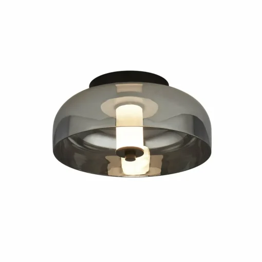 Searchlight Plafonnier LED Frisbee avec abat-jour en verre| Plafonniers Led|Plafonniers