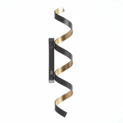 Eco-Light Plafonnier LED Helix en noir-doré| Plafonniers Led|Plafonniers