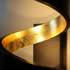 Eco-Light Plafonnier LED Helix en noir-doré| Plafonniers Led|Plafonniers