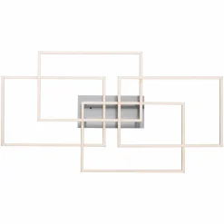 JUST LIGHT. Plafonnier LED Iven, dim, acier, 95x51,5cm| Plafonniers Led|Plafonniers