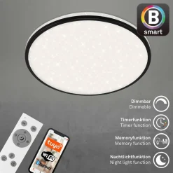 Briloner Plafonnier LED Ivy Sky S, décor étoiles, Ø 49 cm| Plafonniers Led|Plafonniers