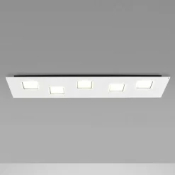 Fabbian Plafonnier LED long Quarter en blanc| Plafonniers Led|Plafonniers