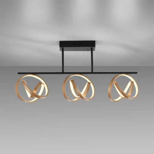 Paul Neuhaus Plafonnier LED Loop, dimmable, à trois lampes| Plafonniers Led|Plafonniers