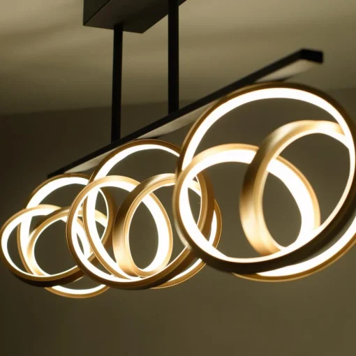 Paul Neuhaus Plafonnier LED Loop, dimmable, à trois lampes| Plafonniers Led|Plafonniers
