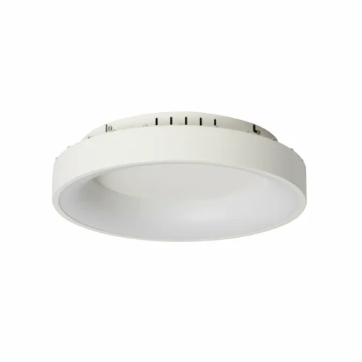Lucande Plafonnier LED Samvel, Ø 38,4 cm, blanc, fer| Plafonniers Led|Plafonniers