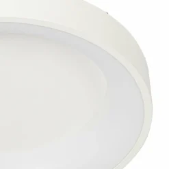 Lucande Plafonnier LED Samvel, Ø 38,4 cm, blanc, fer| Plafonniers Led|Plafonniers