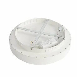 Lucande Plafonnier LED Samvel, Ø 38,4 cm, blanc, fer| Plafonniers Led|Plafonniers