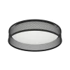 EGLO Plafonnier LED Luppineria tressage acier, noir| Plafonniers Led|Plafonniers