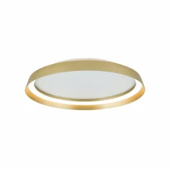 ORION Plafonnier LED Manta, Ø 45 cm, doré, aluminium, up/down| Plafonniers Led|Plafonniers