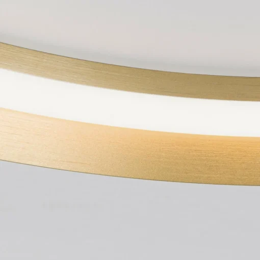 ORION Plafonnier LED Manta, Ø 45 cm, doré, aluminium, up/down| Plafonniers Led|Plafonniers