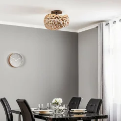 Schuller Valencia Plafonnier LED Narisa, Ø 46 cm, doré rosé| Plafonniers Led|Plafonniers