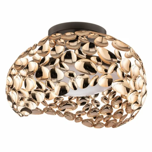 Schuller Valencia Plafonnier LED Narisa, Ø 46 cm, doré rosé| Plafonniers Led|Plafonniers