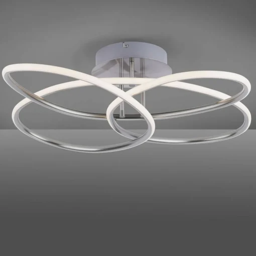 JUST LIGHT. Plafonnier LED Node, dimmable, acier| Plafonniers Led|Plafonniers