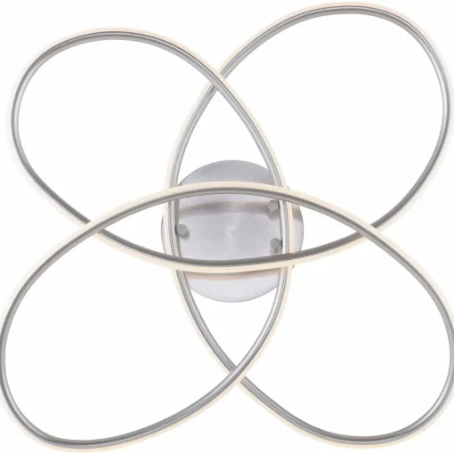JUST LIGHT. Plafonnier LED Node, dimmable, acier| Plafonniers Led|Plafonniers