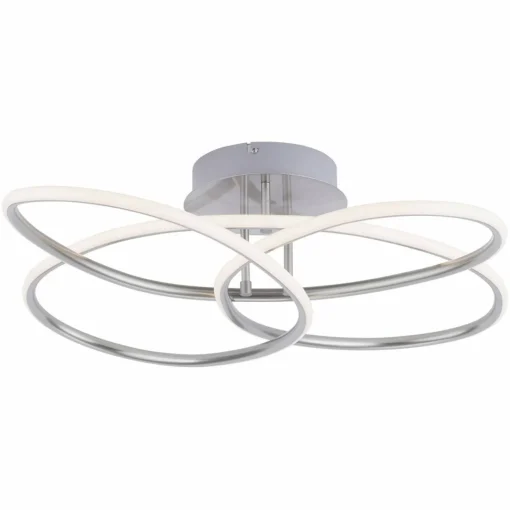 JUST LIGHT. Plafonnier LED Node, dimmable, acier| Plafonniers Led|Plafonniers