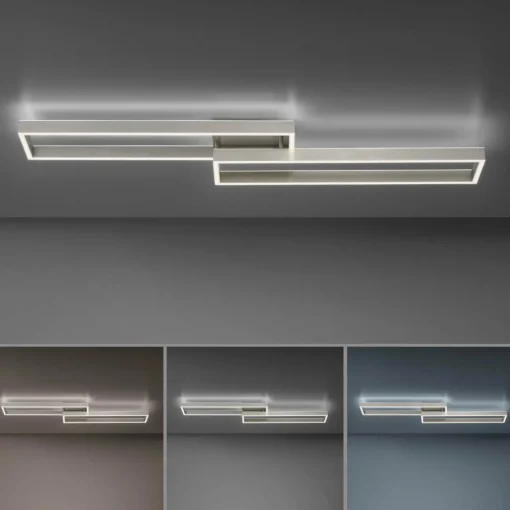 Paul Neuhaus Plafonnier LED Paan, dimmable, CCT, mémoire| Plafonniers Led|Plafonniers