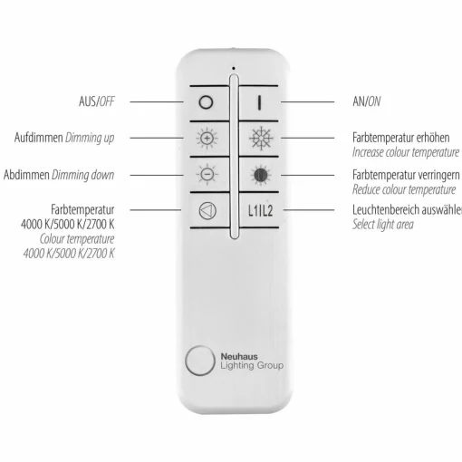 Paul Neuhaus Plafonnier LED Paan, dimmable, CCT, mémoire| Plafonniers Led|Plafonniers