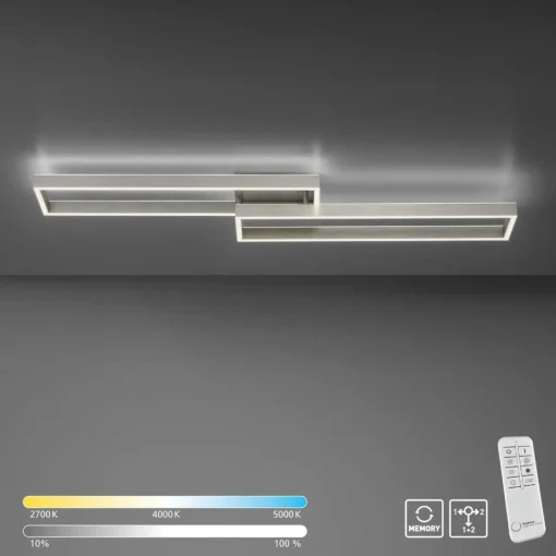 Paul Neuhaus Plafonnier LED Paan, dimmable, CCT, mémoire| Plafonniers Led|Plafonniers