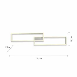 Paul Neuhaus Plafonnier LED Paan, dimmable, CCT, mémoire| Plafonniers Led|Plafonniers