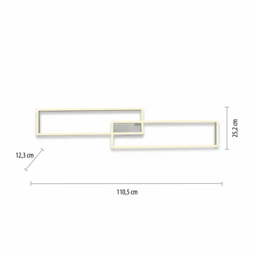 Paul Neuhaus Plafonnier LED Paan, dimmable, CCT, mémoire| Plafonniers Led|Plafonniers