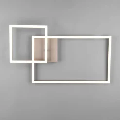 Reality Leuchten Plafonnier LED Padella inclinable 4 000 K nickel| Plafonniers Led|Plafonniers