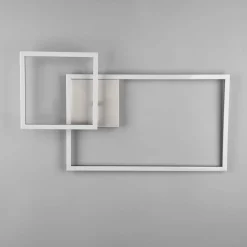 Reality Leuchten Plafonnier LED Padella inclinable 4 000 K nickel| Plafonniers Led|Plafonniers