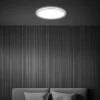 Briloner Plafonnier LED Pulap, chrome mat, Ø 29 cm, plastique, IP44| Luminaires Led D'Intérieur