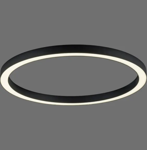 PURE Plafonnier LED Lines, Ø 70 cm, anthracite, CCT, télécommande| Plafonniers Led|Plafonniers