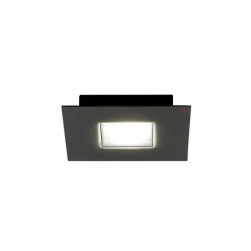 Fabbian Plafonnier LED Quarter noir| Plafonniers Led|Plafonniers
