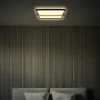 Briloner Plafonnier LED Remsa, 29x31,5 cm, plastique, noir| Plafonniers Led|Plafonniers