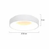 Steinhauer Plafonnier LED Ringlede, 2.700 K, Ø 38 cm, blanc, métal| Luminaires Led D'Intérieur