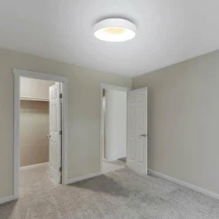 Steinhauer Plafonnier LED Ringlede, 2.700 K, Ø 38 cm, blanc, métal| Luminaires Led D'Intérieur