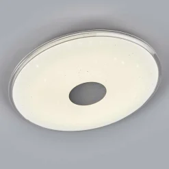Trio Lighting Plafonnier LED rond Shogun avec aspect scintillant| Plafonniers Led|Plafonniers