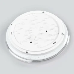 Trio Lighting Plafonnier LED rond Shogun avec aspect scintillant| Plafonniers Led|Plafonniers