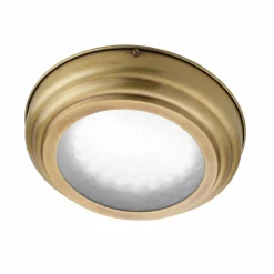 Cremasco Plafonnier LED Scirocco 30 cm, laiton satiné| Plafonniers Led|Plafonniers