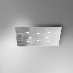 ICONE Plafonnier LED Slim ultraplat à 8 lampes blanc| Plafonniers Led|Plafonniers