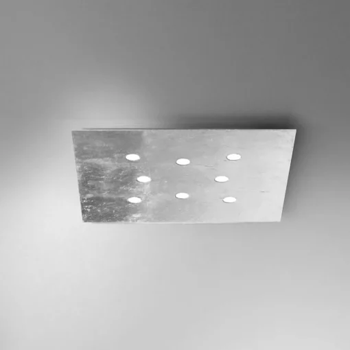 ICONE Plafonnier LED Slim ultraplat à 8 lampes blanc| Plafonniers Led|Plafonniers