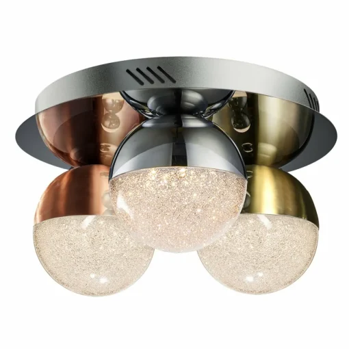 Schuller Valencia Plafonnier LED Sphere, multicolore, à 3 lampes| Plafonniers Led|Plafonniers