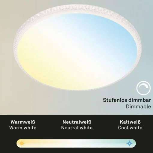 Briloner Plafonnier LED Style, télécommande| Plafonniers Led|Plafonniers