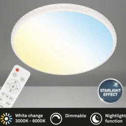 Briloner Plafonnier LED Style, télécommande| Plafonniers Led|Plafonniers