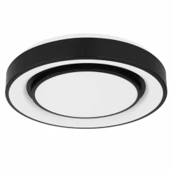 Globo Plafonnier LED Sully RGBW télécommande, noir| Plafonniers Led|Plafonniers