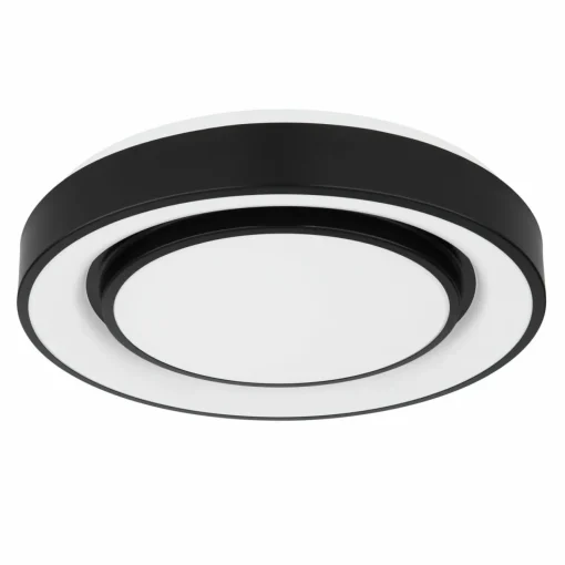 Globo Plafonnier LED Sully RGBW télécommande, noir| Plafonniers Led|Plafonniers