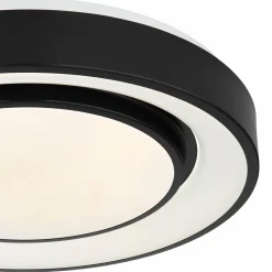 Globo Plafonnier LED Sully RGBW télécommande, noir| Plafonniers Led|Plafonniers