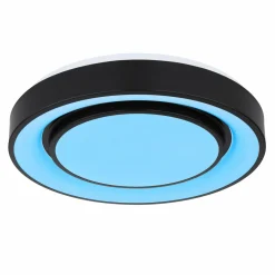 Globo Plafonnier LED Sully RGBW télécommande, noir| Plafonniers Led|Plafonniers
