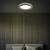 Briloner Plafonnier LED Tava, noir, Ø 24 cm, plastique| Plafonniers Led|Plafonniers